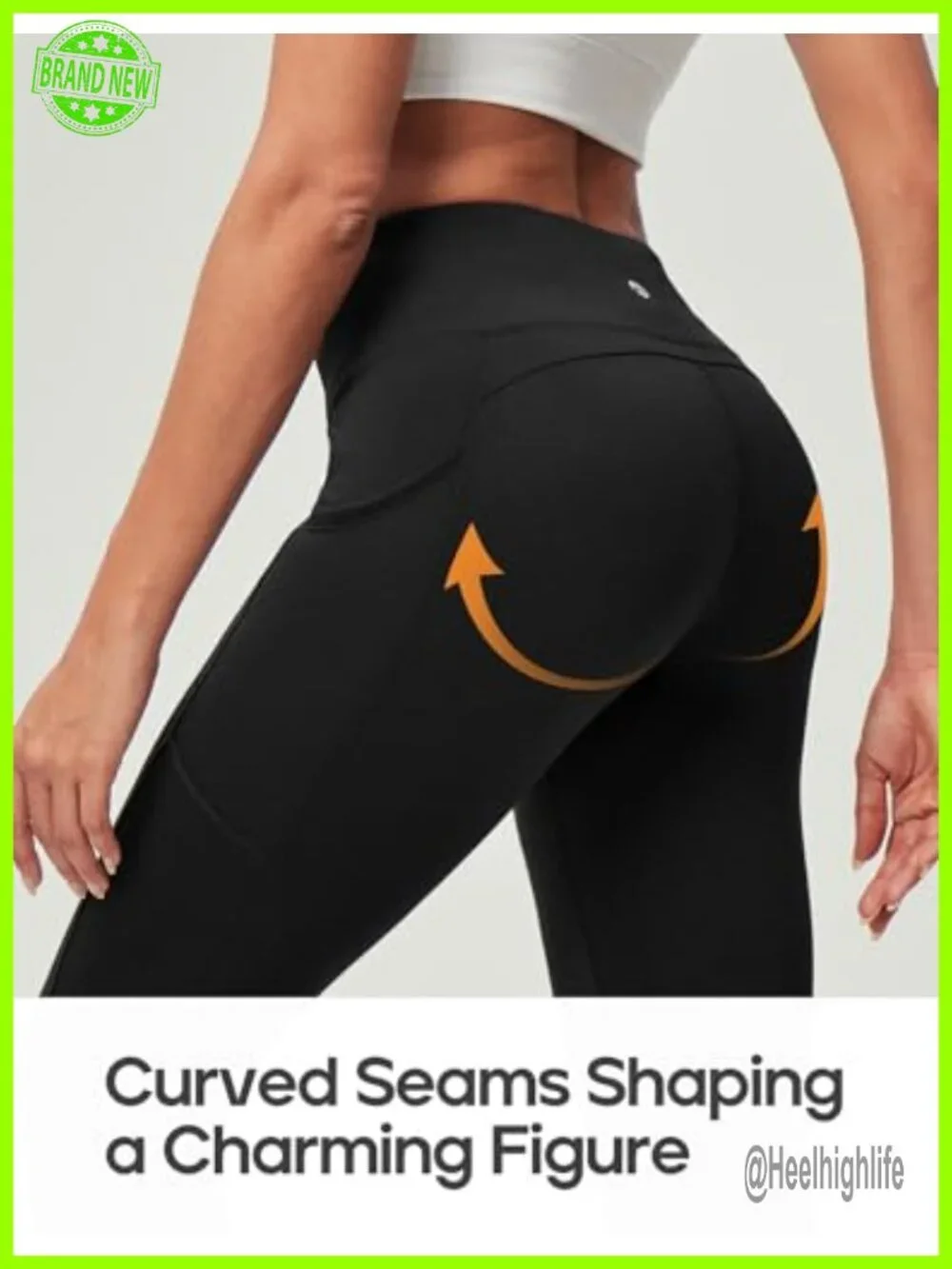 Fleece Lined Waterproof Hiking Leggings with Pockets High Waist Winter Running